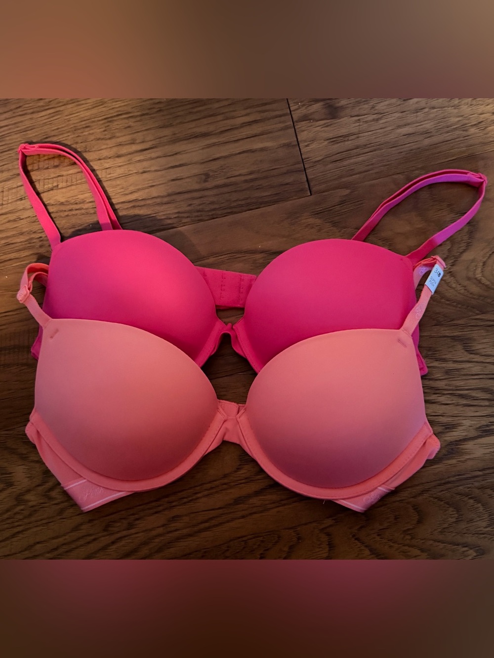 PINK / VS - BRAND NEW - Women’s Super Push-Up Bras - Hot Pink and Light Pink